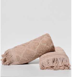 Guest towel ELYSSA dark beige 