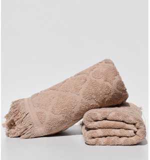 Guest towel ELYSSA dark beige  2