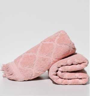 Towel ELYSSA salmon color  2