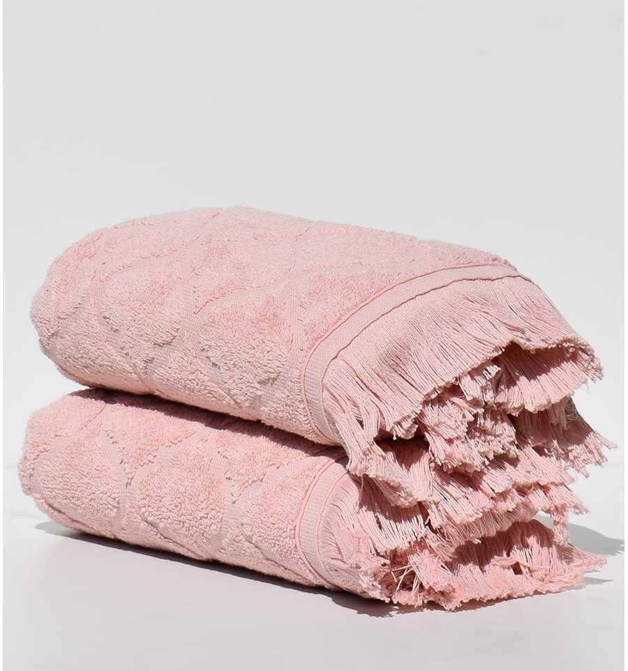 Towel ELYSSA salmon color