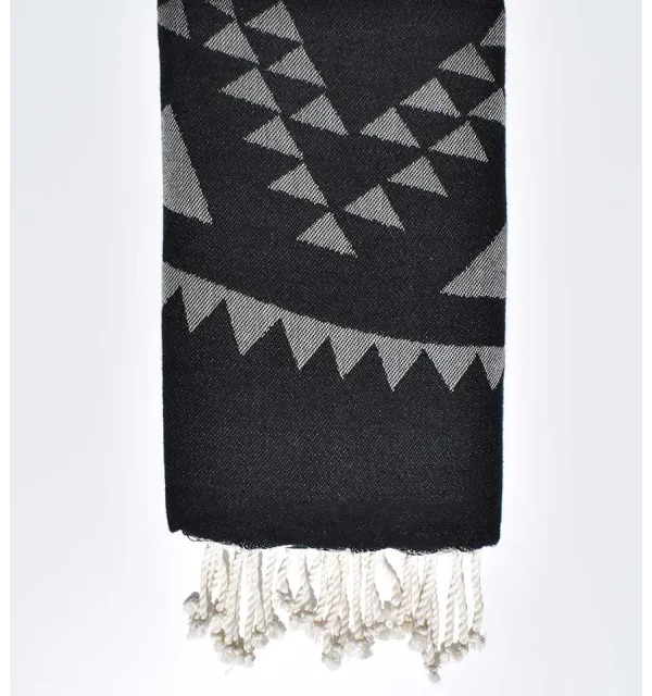 Beach towel bohemian  black 