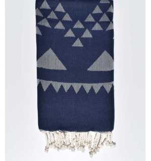 Beach towel bohemian blue night 