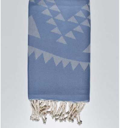 Beach towel bohemian blue barbeau