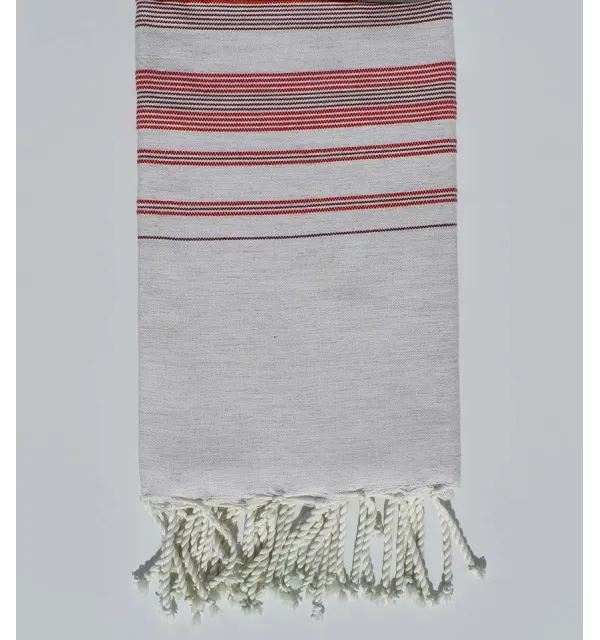 Beach towel fadhila red alizarin and carmine 