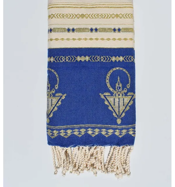 Beach towel khlela Royal blue 