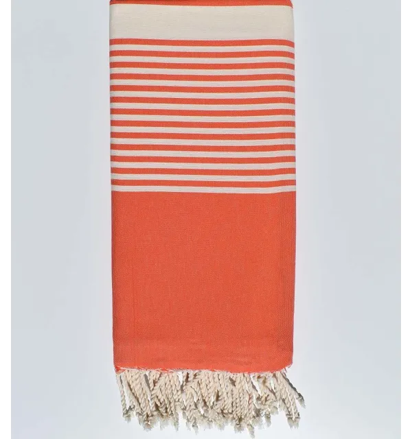 Thrown striped orange 