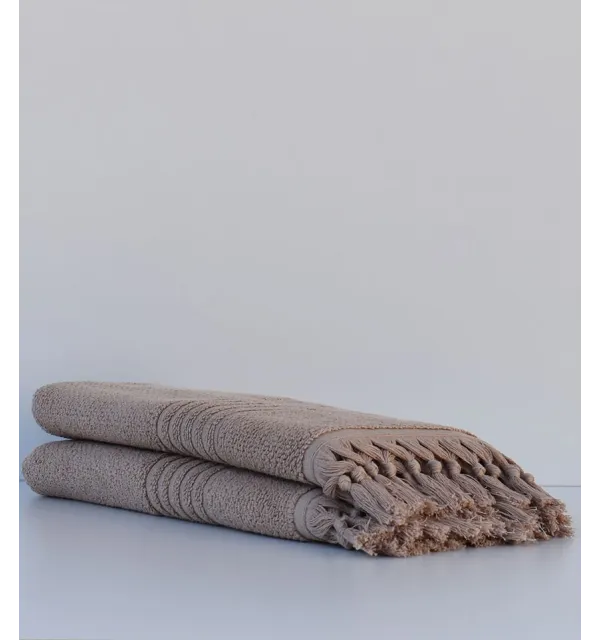 Bath towel HANNABAL Dark beige 