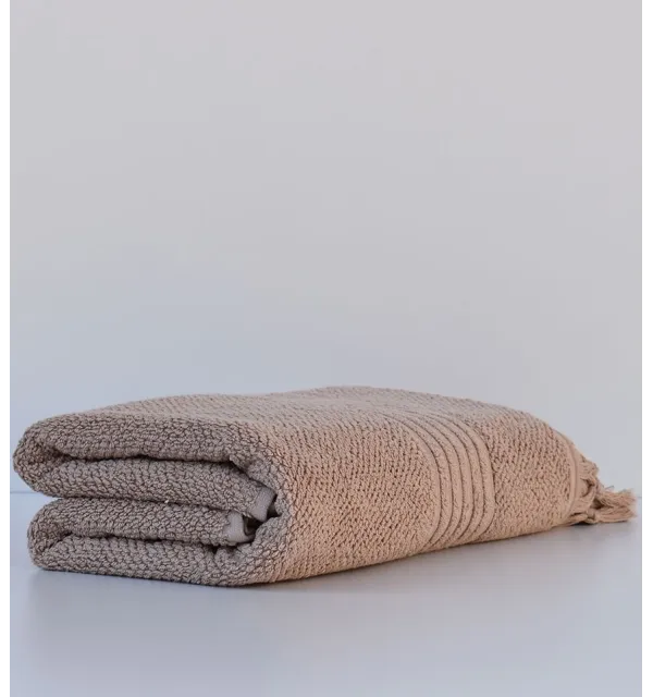 Bath towel HANNABAL Dark beige 