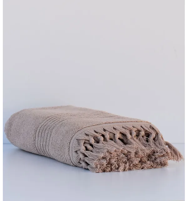 Bath towel HANNABAL Dark beige 
