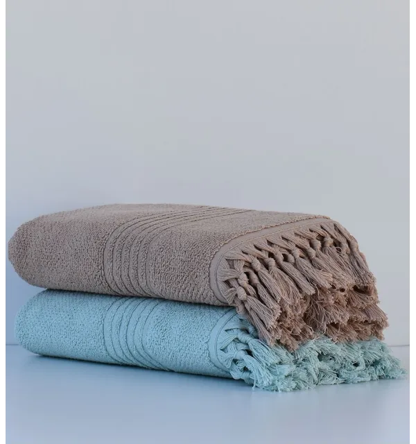 Bath towel HANNABAL Dark beige 