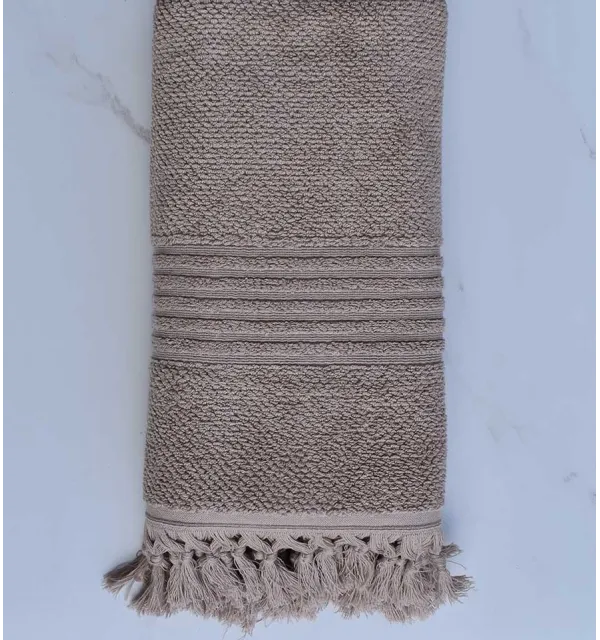 Bath towel HANNABAL Dark beige 