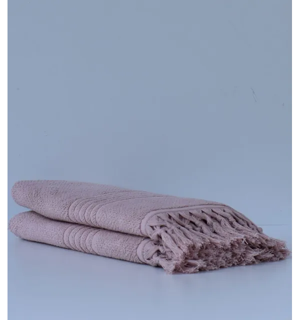 Bath towel LYNN color Salmon 