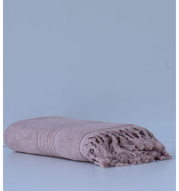 Bath towel LYNN color Salmon 