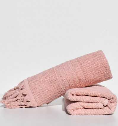 Guest towel HANNIBAL salmon color