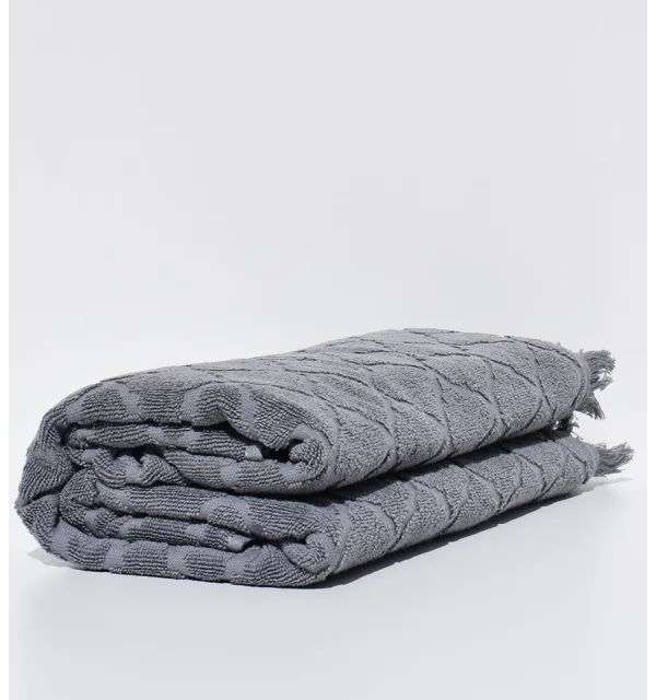 Bath towels Elyssa grey 