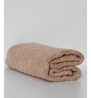 Bath towels Elyssa beige dark 