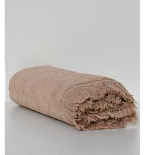 Bath towels Elyssa beige dark  2