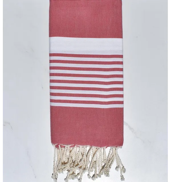 Beach towel Arthur raspberry red 