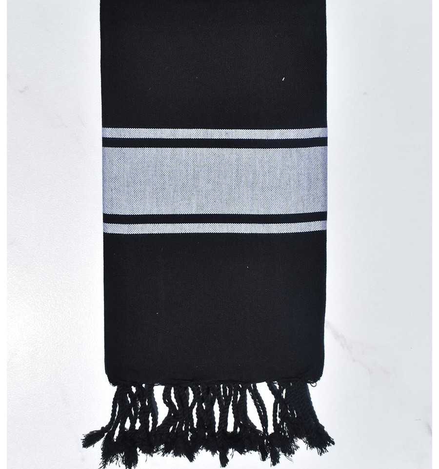 Beach towel black