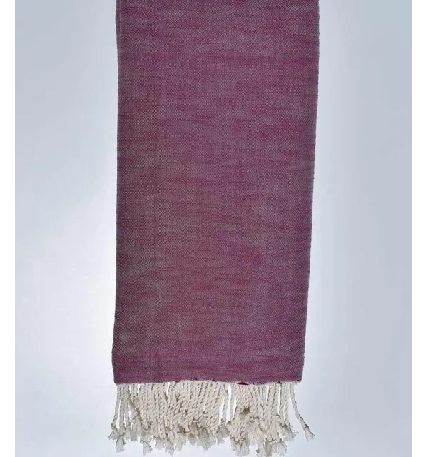 Thrown flamed plum color 270*200cm 