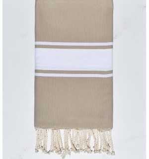 Flat tan fouta Fouta Tunisia - 1