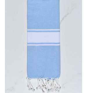 Light blue flat child beach towel  - 1
