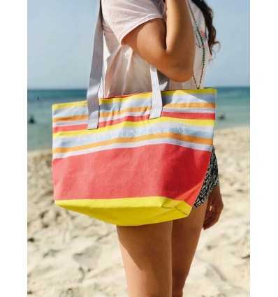 Beach bag Beach towel 5 colors clear nacart, gray, orange, sky blue and yellow