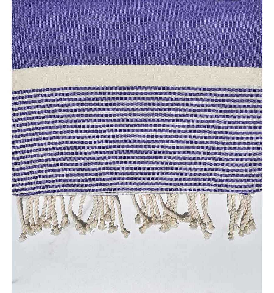 Thrown medium 1.5*2.5m dark lavender blue  - 1