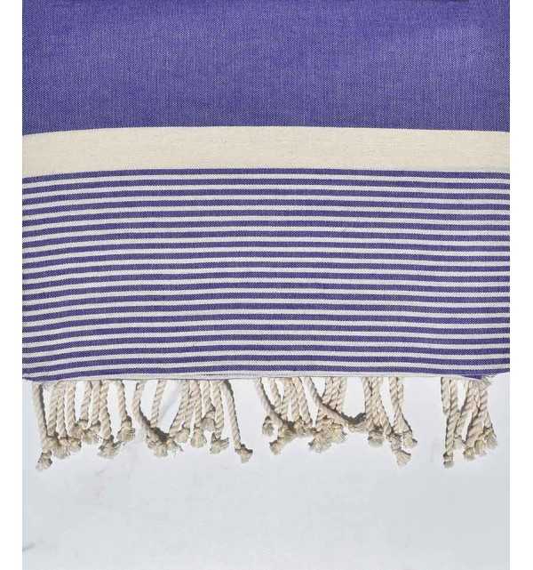 Thrown medium 1.5*2.5m dark lavender blue  - 1