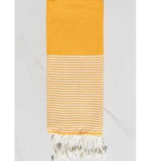 Children Honeycomb yellow fouta Fouta Tunisia - 1
