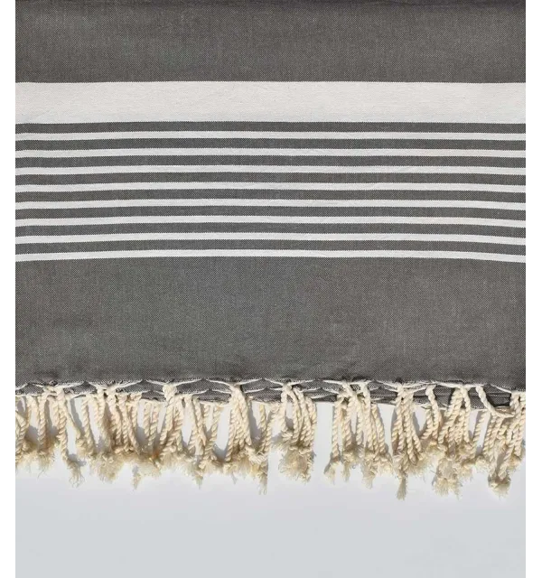 Taupe gray throw 2m * 2.80m  - 2