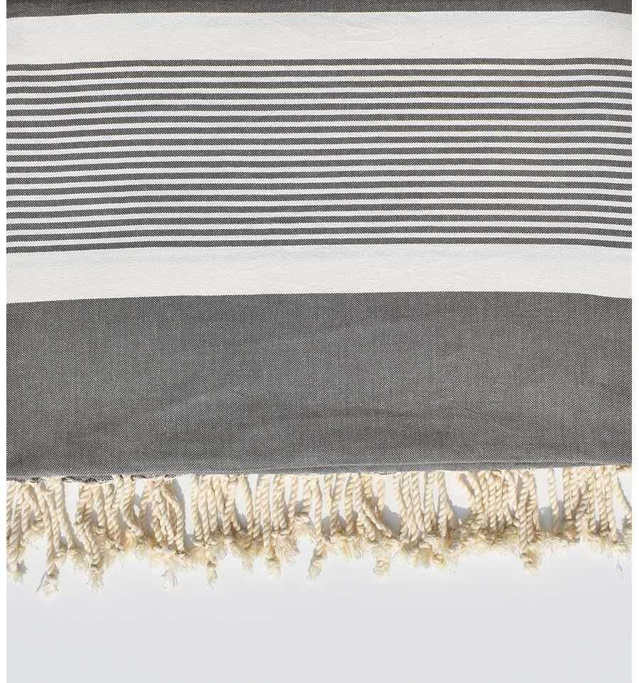 Taupe gray throw 2m * 2.80m  - 1