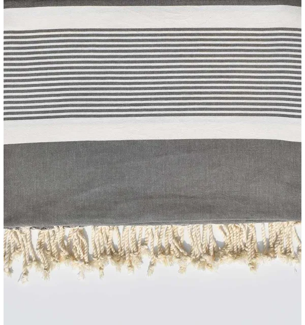 Taupe gray throw 2m * 2.80m  - 1