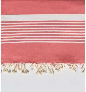 pink Vanilla ice Throw 2m*2.85m Fouta Tunisia - 1