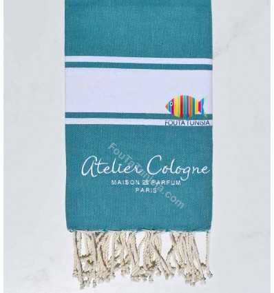  flat beach towel embroidered cologne workshop