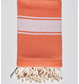 Coral beach towel sponge Fouta Tunisia - 2 2