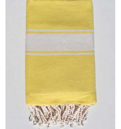 pale yellow beach towel sponge