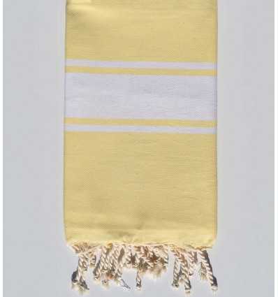  flat Unmellow yellow beach towel