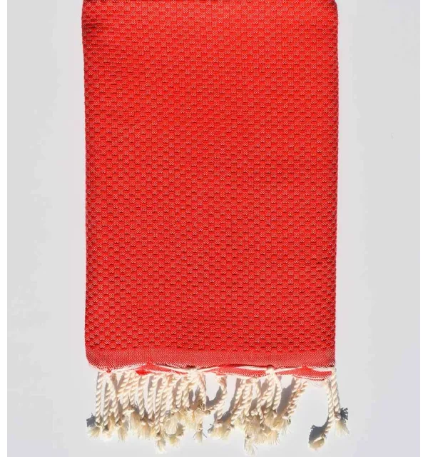 Plain color Red fire Fouta Fouta Tunisia - 1