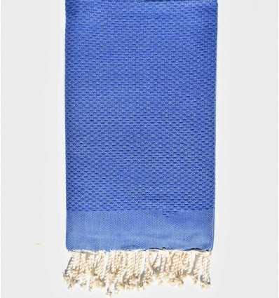 Bath Towel solid color blue woad