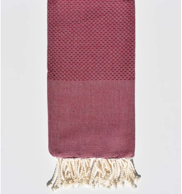 Plain honeycomb Big dip o’ruby Fouta  - 1