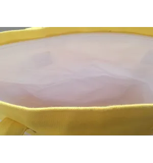 Neon yellow beach bag Fouta Tunisia - 3 2