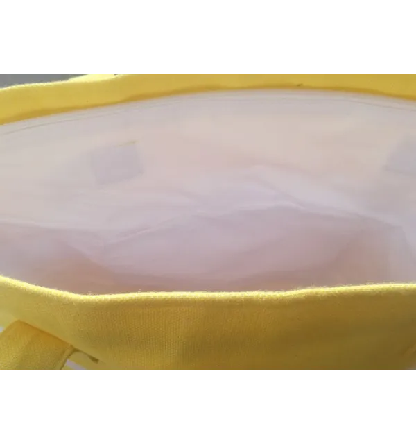 Neon yellow beach bag Fouta Tunisia - 2