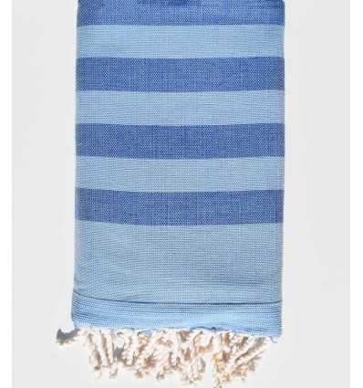 aero and cerulean blue beach towel sponge