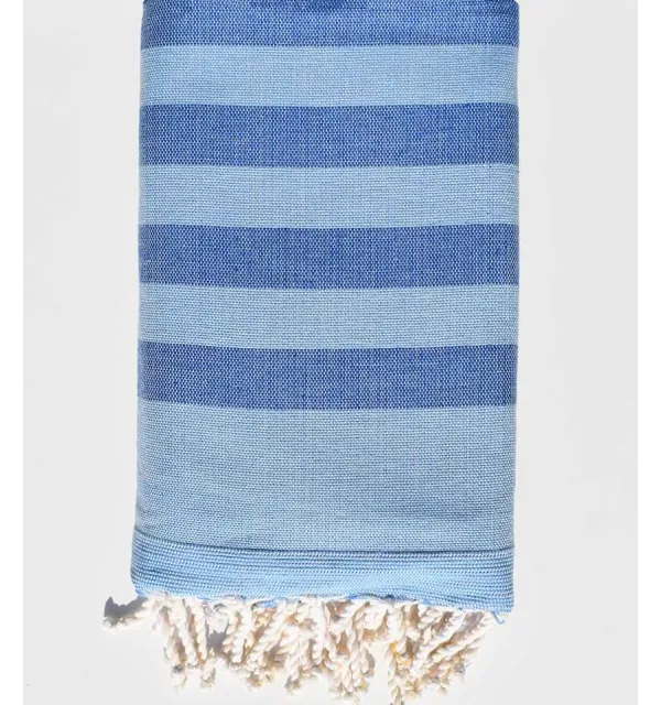 aero and cerulean blue beach towel sponge  - 1