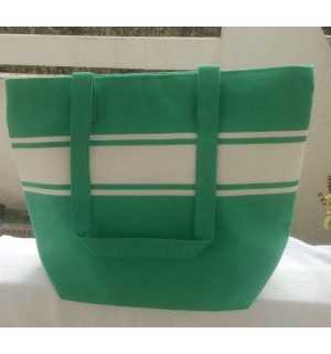 Light green beach bag Fouta Tunisia - 2