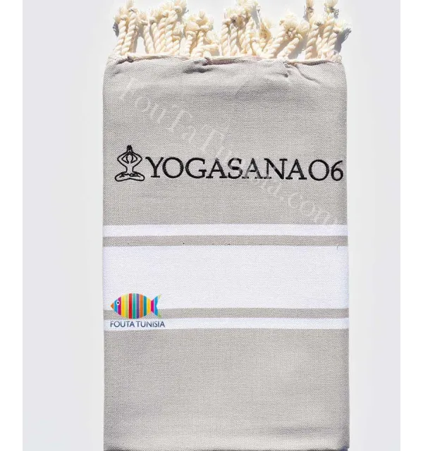 Embroidered Yoga Beach Towel Fouta Tunisia - 2