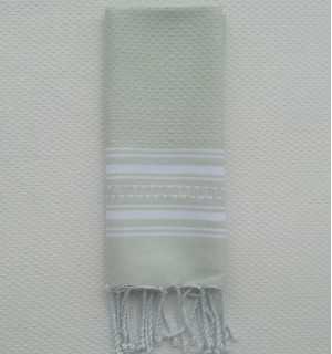 Mini almond green fouta Fouta Tunisia - 1