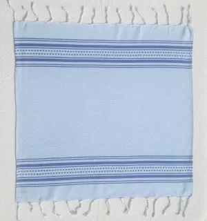 Mini cornflower blue fouta  - 2 2