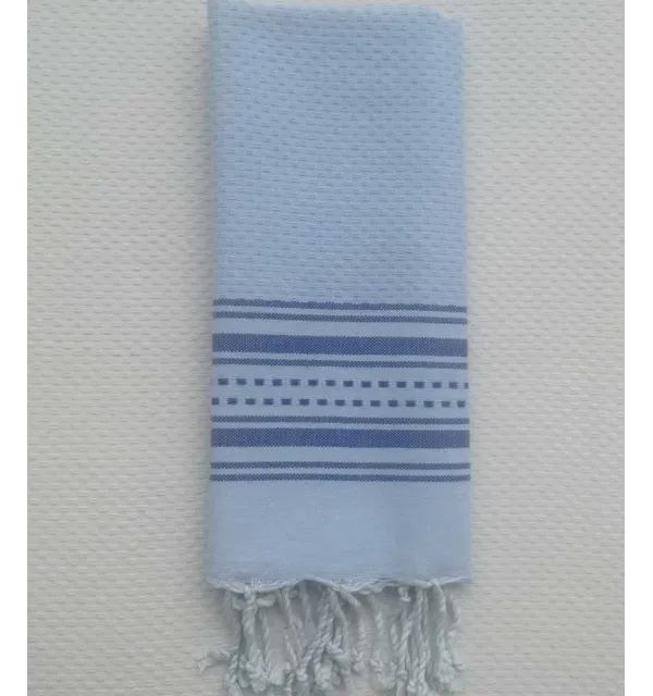 Mini cornflower blue fouta  - 2